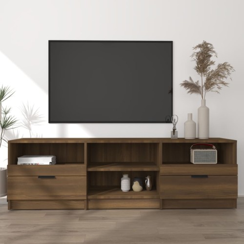 Mobile TV Rovere Marrone 150x33,5x45 cm in Legno Ingegnerizzato