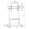 Carrello porta TV con ruote grandi dimensioni Stuart