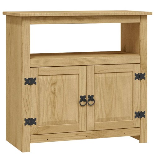 Mobile Porta TV Legno Pino Messicano Corona Range 80x43x78 cm