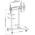Carrello porta TV motorizzato regolabile in altezza UpDown