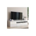 Porta TV in legno 150 cm Bandol White