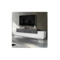 Mobile TV 240 cm laccato bianco Krisen Report