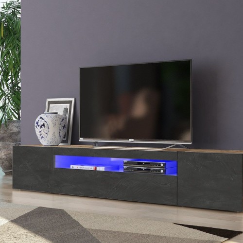 Mobile porta TV design Bandol 200 Maple Slate