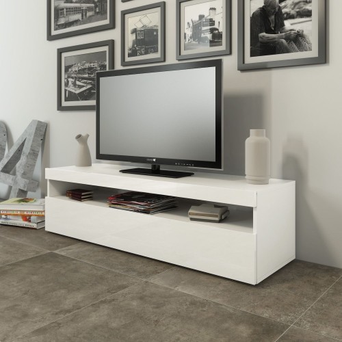 Mobiletto TV Vidar 130 White