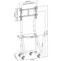 Carrello TV a pavimento per tv da 37" a 80" Wellus2